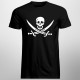 Pirate Skull Swords - damska lub męska koszulka z nadrukiem