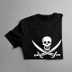 Pirate Skull Swords - damska lub męska koszulka z nadrukiem