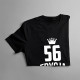 56 lat Edycja Limitowana - męska koszulka z nadrukiem - prezent na urodziny