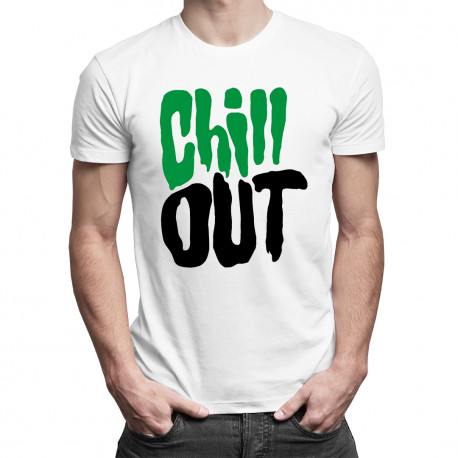 Chill Out - męska koszulka z nadrukiem