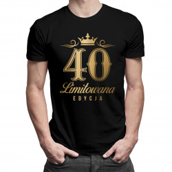 40 lat - limitowana edycja - męska koszulka z nadrukiem