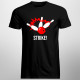 Strike! - męska koszulka z nadrukiem