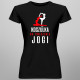 Koszulka do ćwiczenia jogi - damska koszulka z nadrukiem