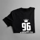 96 lat Edycja Limitowana - męska koszulka z nadrukiem - prezent na urodziny