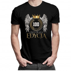 Limitowana edycja 100 lat - męska koszulka z nadrukiem
