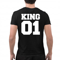 KING 01 - męska koszulka z nadrukiem