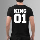 KING 01 - męska koszulka z nadrukiem