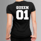 QUEEEN 01 - damska koszulka z nadrukiem