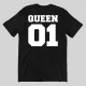 QUEEEN 01 - damska koszulka z nadrukiem