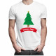 Wesołych świąt - męska koszulka z nadrukiem
