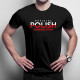 Official polish drinking team - męska koszulka z nadrukiem