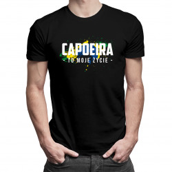 Capoeira to moje życie - męska koszulka z nadrukiem