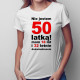 Nie jestem 50-latką! Mam 18 lat i 32-letnie doświadczenie - damska koszulka z nadrukiem