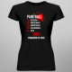 Paintball - 100 powodów żeby grać - damska koszulka z nadrukiem