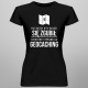 Geocaching - damska koszulka z nadrukiem