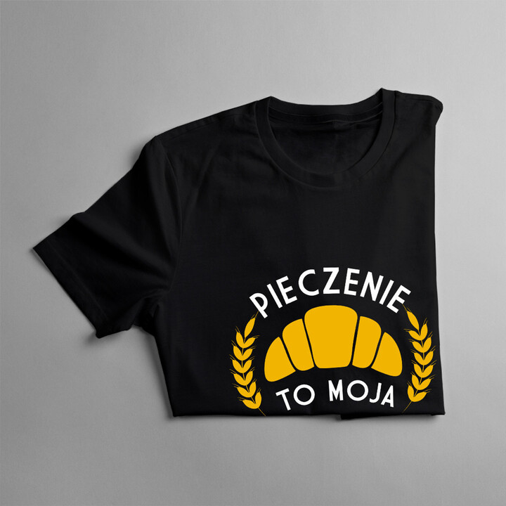 Pieczenie to moja pasja - damska koszulka z nadrukiem