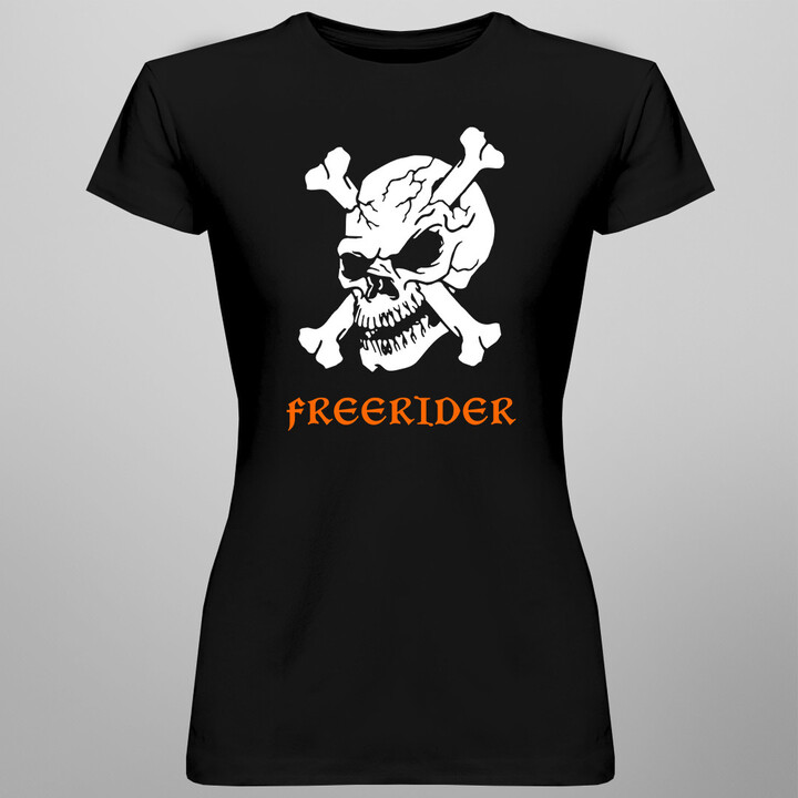 Freerider - damska koszulka z nadrukiem