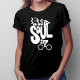 Bike is my soul - damska koszulka z nadrukiem