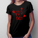 Kiss me Fat Boy - damska koszulka z nadrukiem