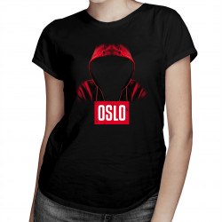 Oslo - damska koszulka z nadrukiem