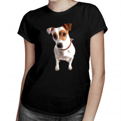 Jack Russell terrier - damska koszulka z nadrukiem