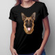 Shepard dog - męska lub damska koszulka z nadrukiem