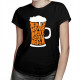 I'm never drinking again - damska koszulka z nadrukiem