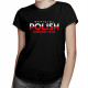 Official polish drinking team - damska koszulka z nadrukiem