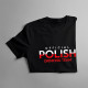 Official polish drinking team - damska koszulka z nadrukiem