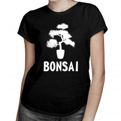Drzewko bonsai - damska koszulka z nadrukiem