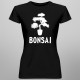 Drzewko bonsai - damska koszulka z nadrukiem