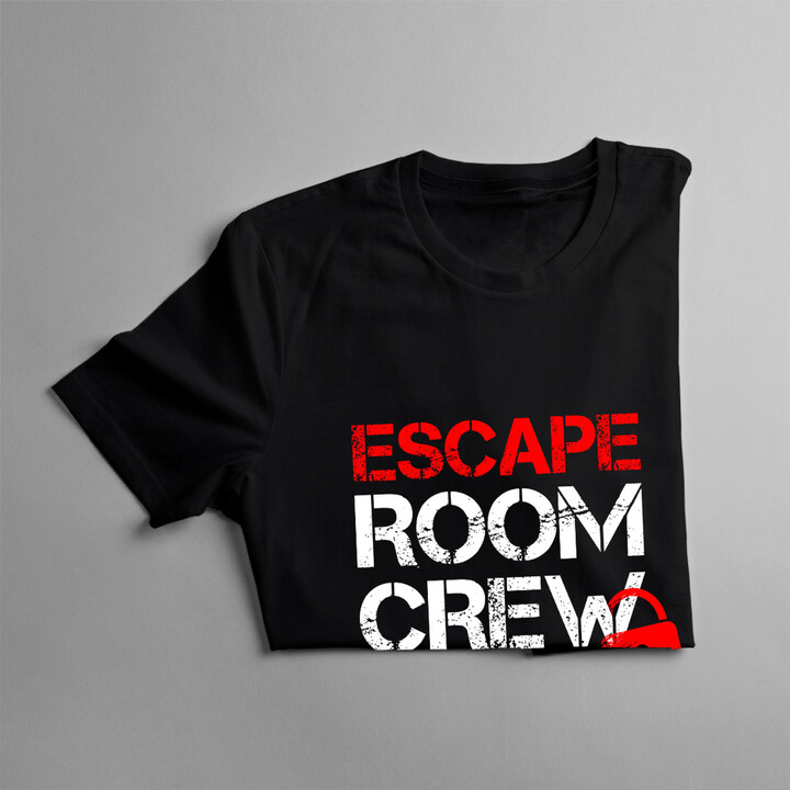 Escape room crew - damska koszulka z nadrukiem