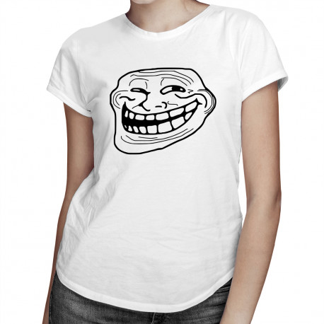 Troll face - damska lub męska koszulka z nadrukiem
