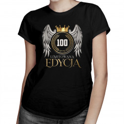 Limitowana edycja 100 lat - damska koszulka z nadrukiem