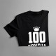 100 lat Edycja Limitowana - damska koszulka z nadrukiem - prezent na urodziny