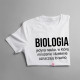 Nauka biologii - damska lub męska koszulka z nadrukiem