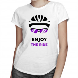 Enjoy the ride - damska lub męska koszulka z nadrukiem