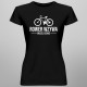 Rower wzywa muszę jechać - męska lub damska koszulka z nadrukiem