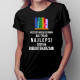 Wszyscy rodzą się równi - bibliotekarz - damska koszulka z nadrukiem