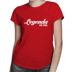 Legenda od... - damska koszulka na prezent - produkt personalizowany