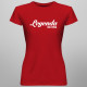 Legenda od... - damska koszulka na prezent - produkt personalizowany