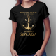 Spokojne morze nie zrobi z ciebie dobrego żeglarza - damska koszulka z nadrukiem