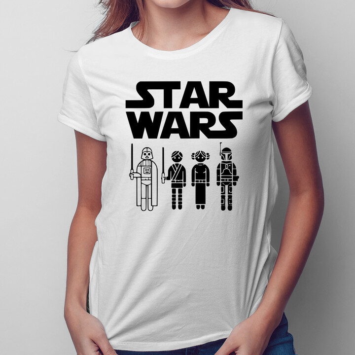 Star Wars - damska koszulka z nadrukiem