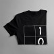 Binary Sudoku - damska koszulka z nadrukiem