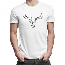 Jeleń - męska koszulka z nadrukiem