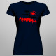 Paintball gun - damska koszulka z nadrukiem