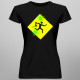 Paintball gra - damska koszulka z nadrukiem