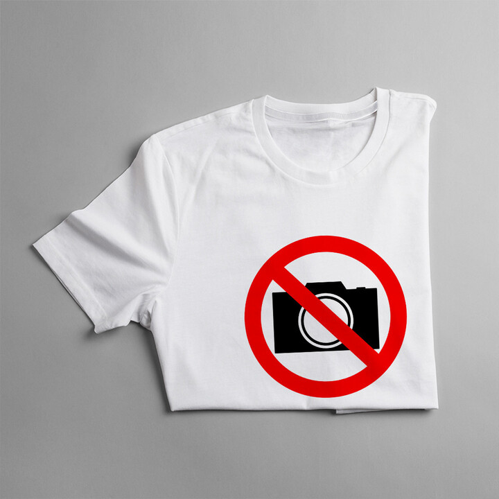 No Photo - damska koszulka z nadrukiem