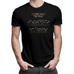 Korony Gór Polski v2 - męska koszulka z nadrukiem