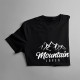 Mountain Lover - damska koszulka z nadrukiem